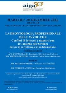 Manifesto convegno 20XII16 AIGA-deontologia